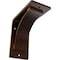 Ekena Millwork Morris Steel Bracket, Antiqued Copper 3"W x 6"D x 6"H BKTM03X06X06MOACO - alternate 1